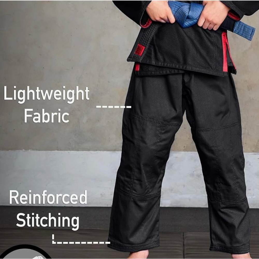 Black Martial Arts Gi - Picture 2 of 3